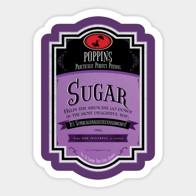 Sugar Sticker by EnchantedTikiTees